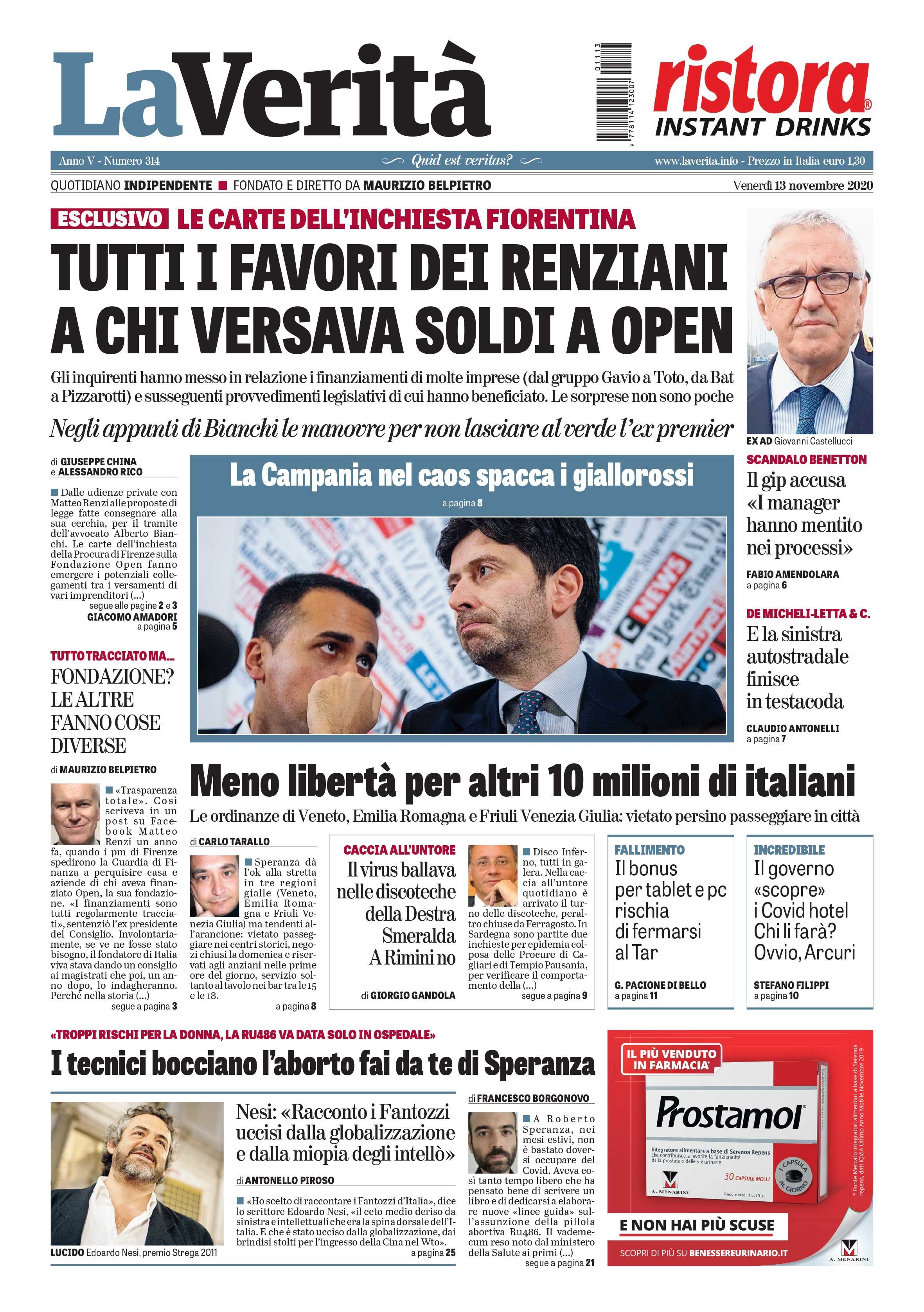 Oggi in edicola