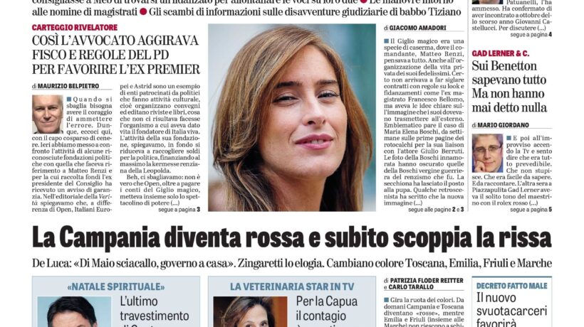Oggi in edicola
