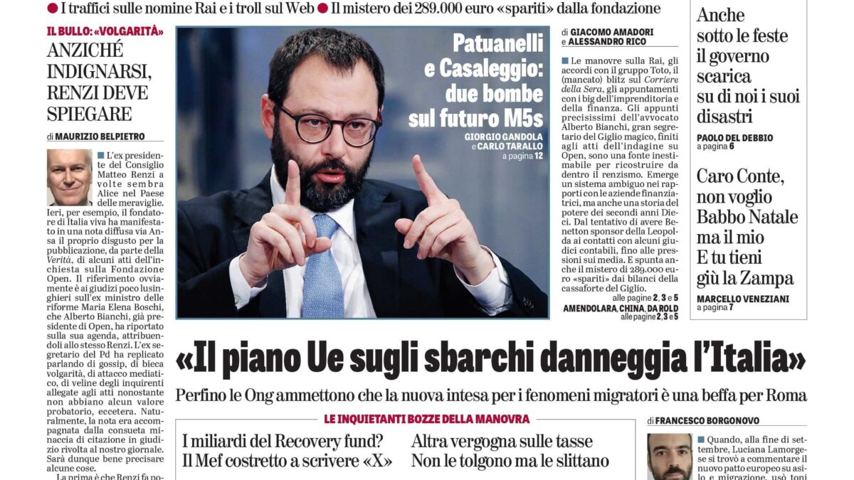 Oggi in edicola