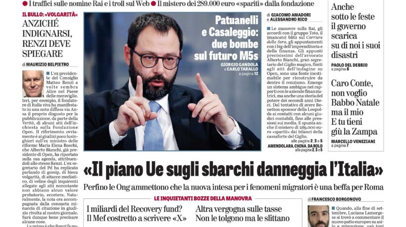 Oggi in edicola