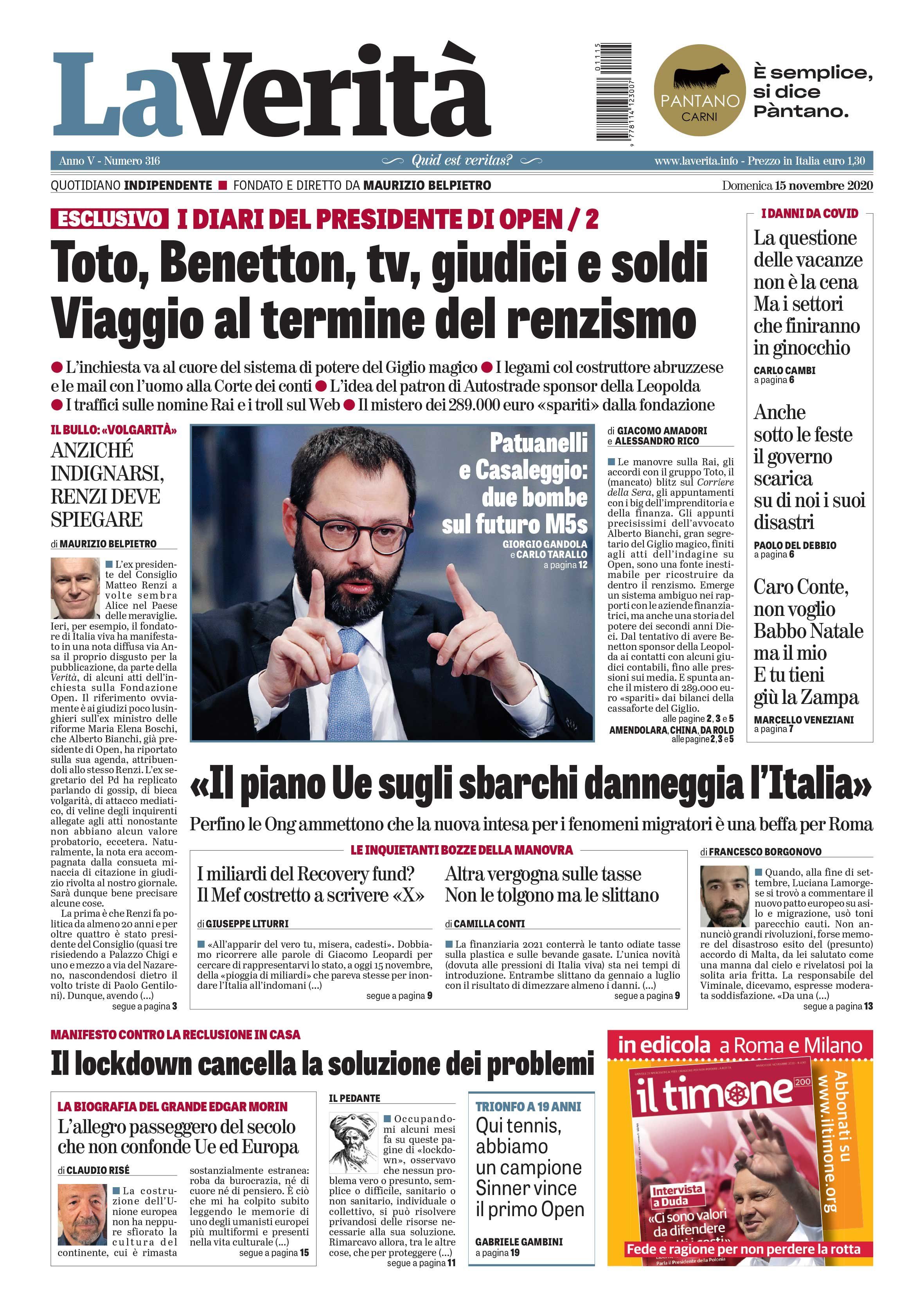 Oggi in edicola