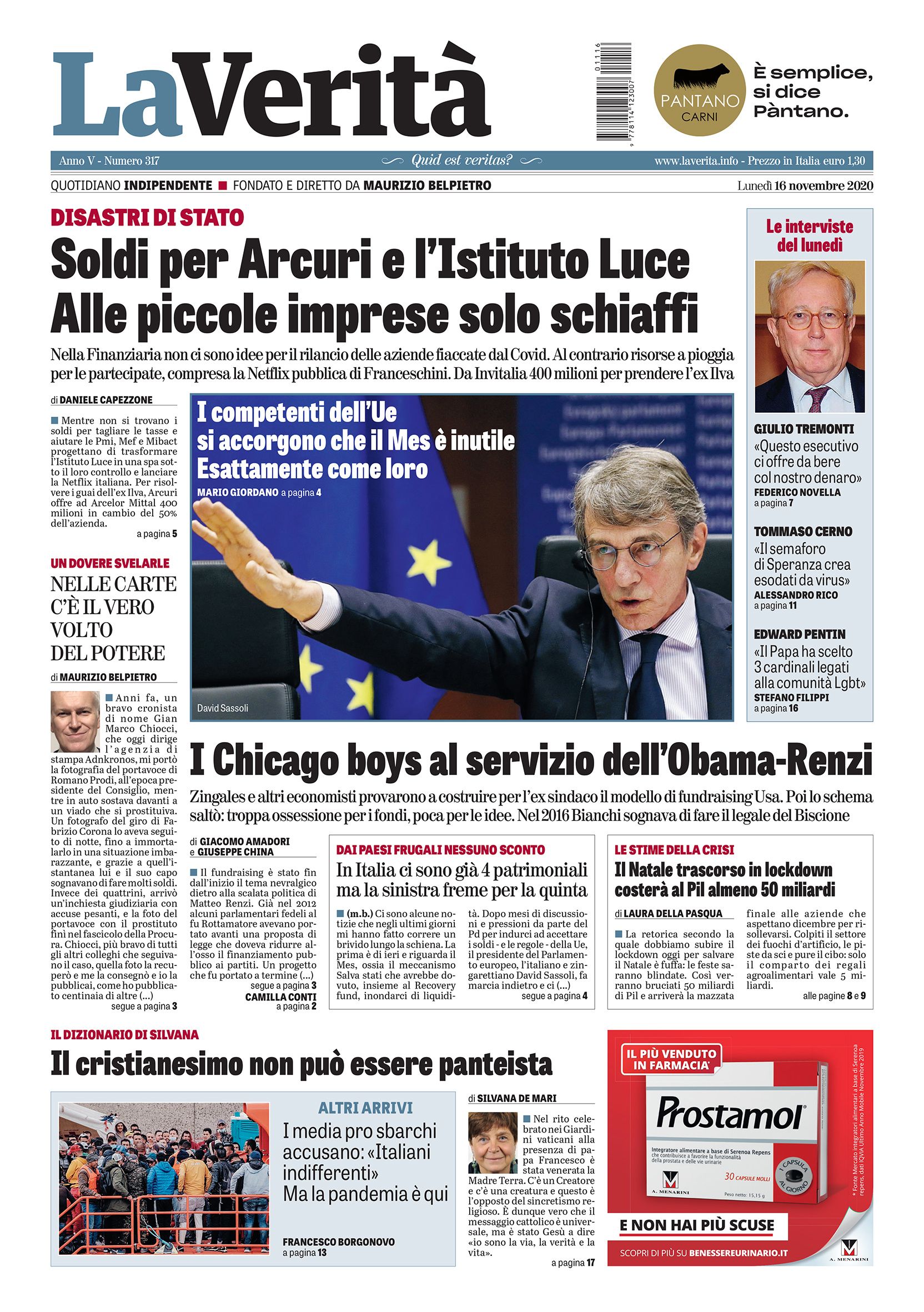 Oggi in edicola