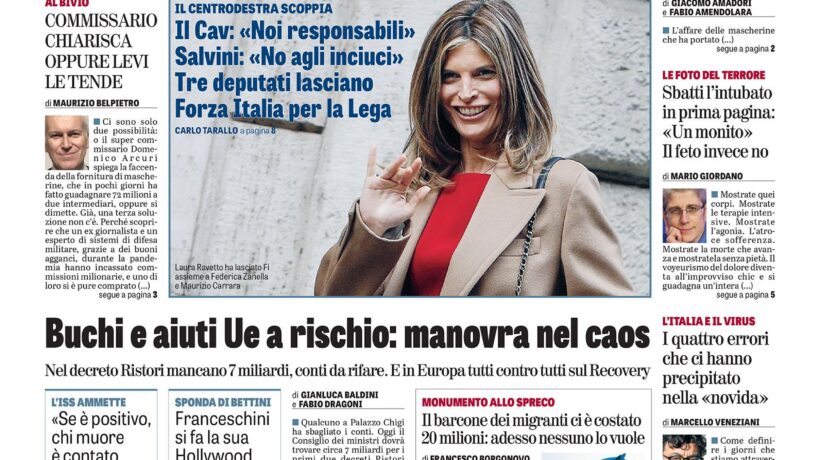 Oggi in edicola