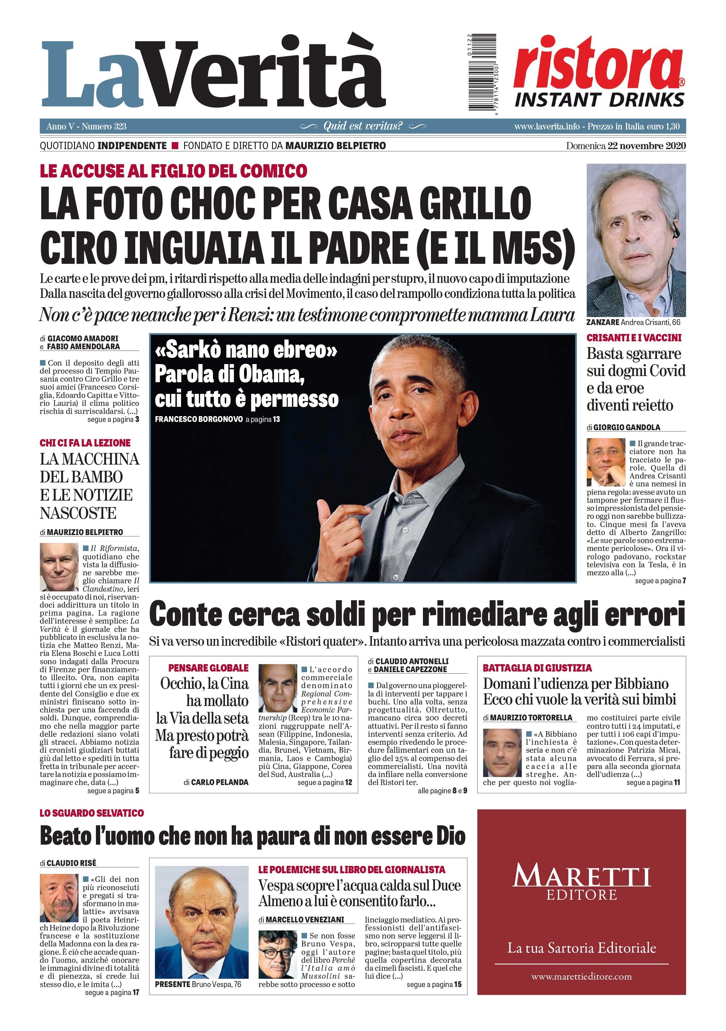 Oggi in edicola