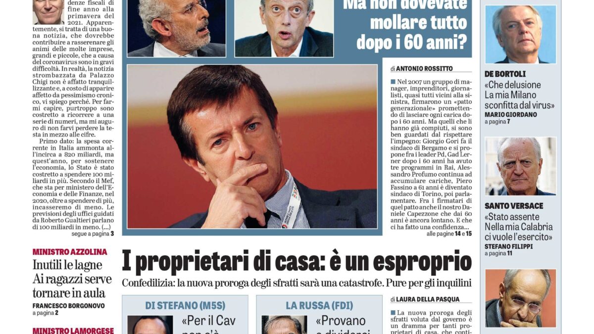Oggi in edicola