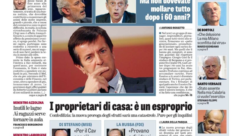 Oggi in edicola