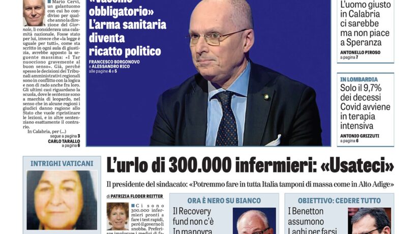 Oggi in edicola
