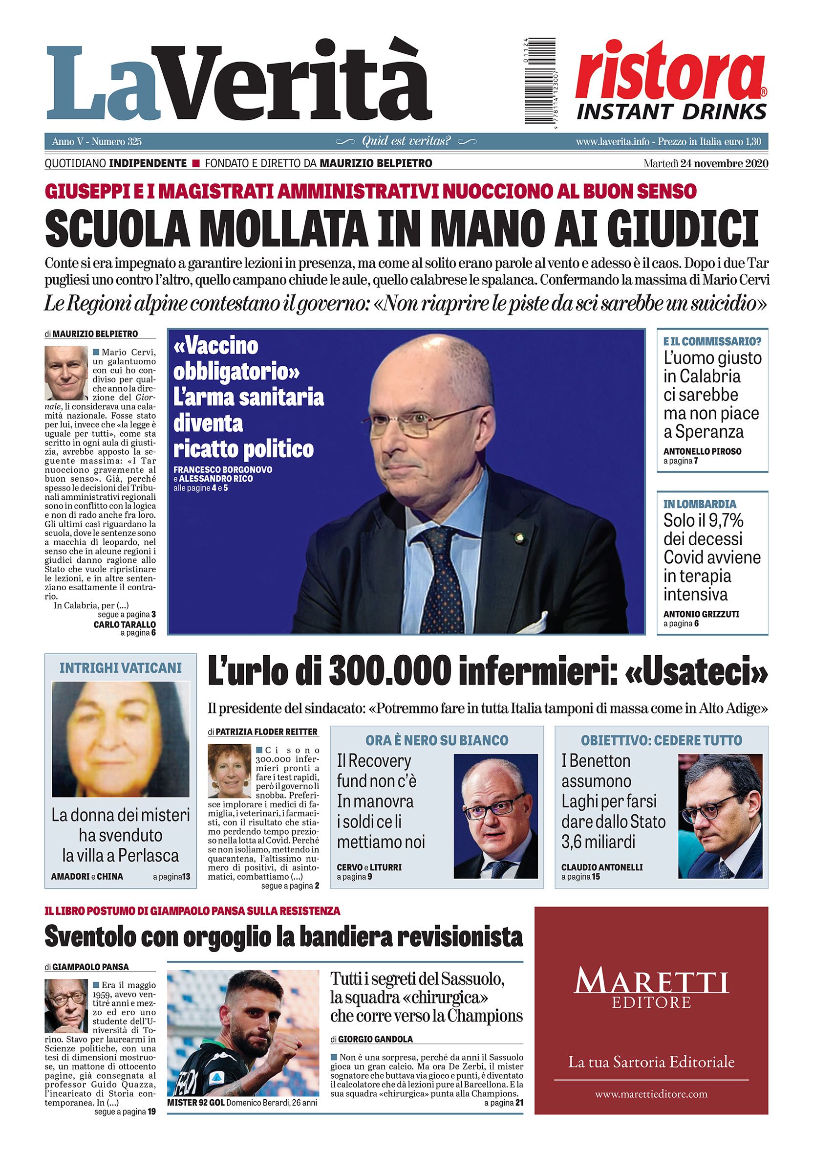 Oggi in edicola