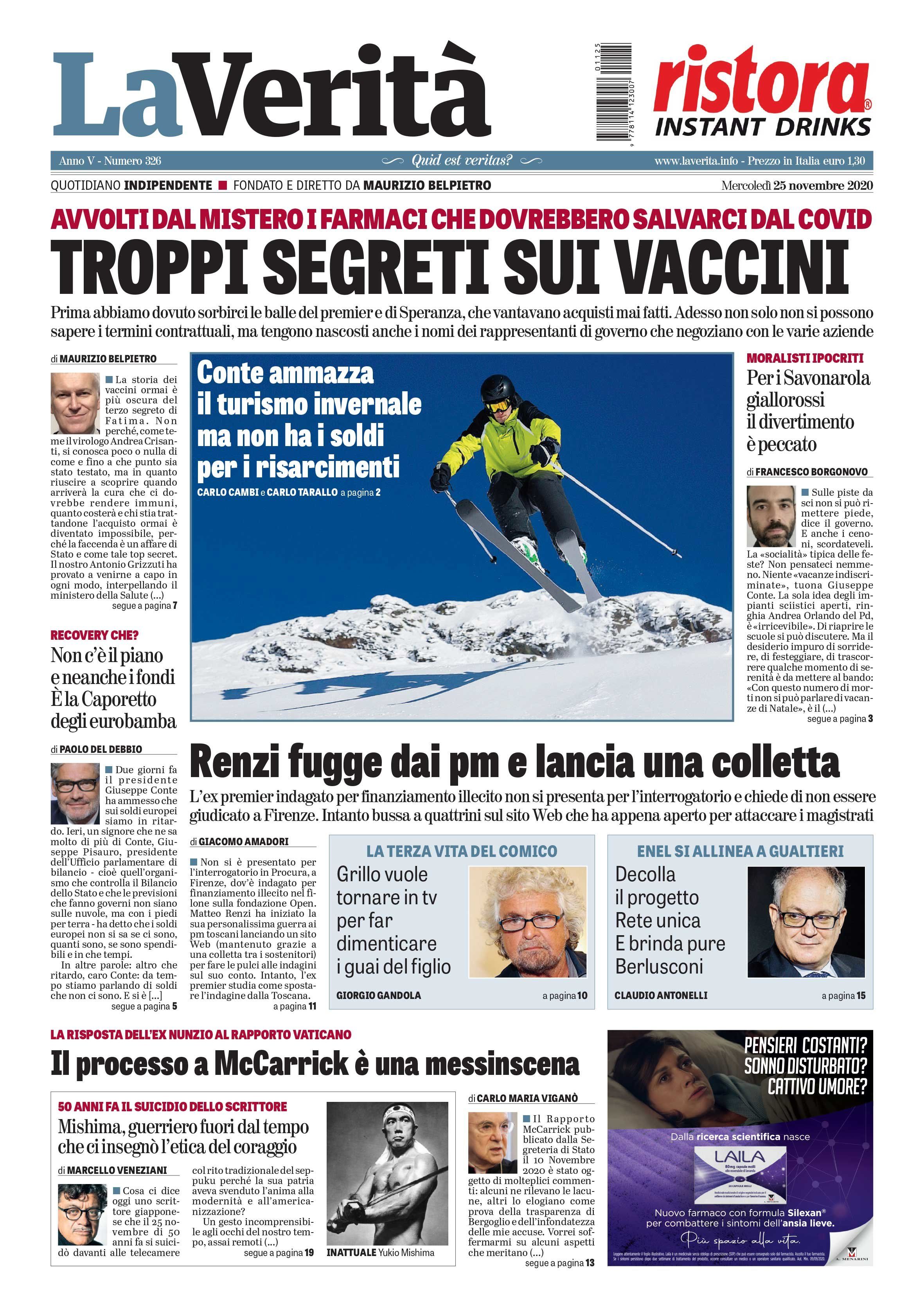 Oggi in edicola