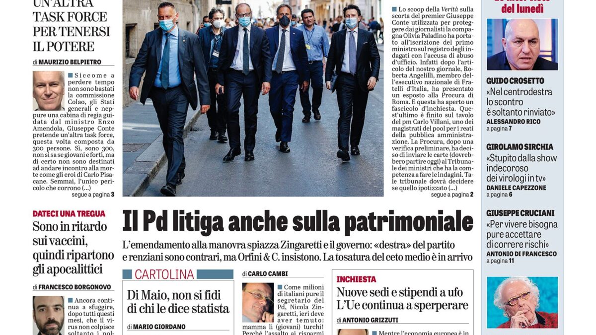 Oggi in edicola