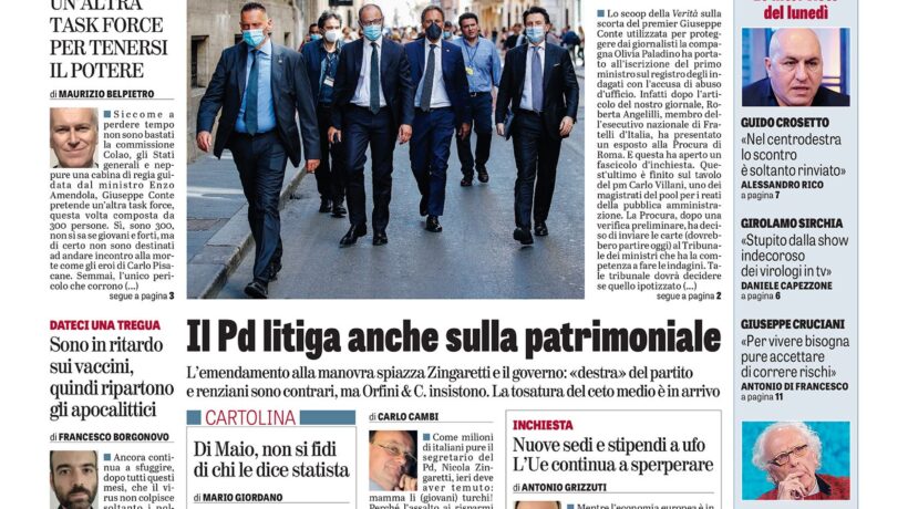 Oggi in edicola