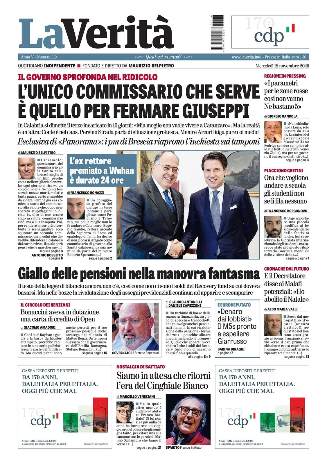 Oggi in edicola