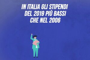 In Italia gli stipendi del 2019 più bassi che nel 2006