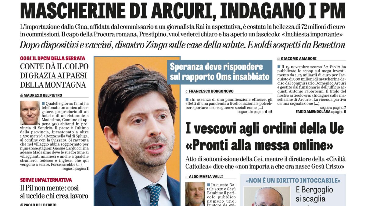 Oggi in edicola