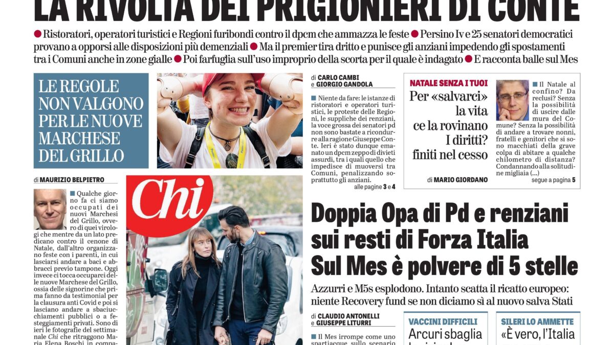 Oggi in edicola