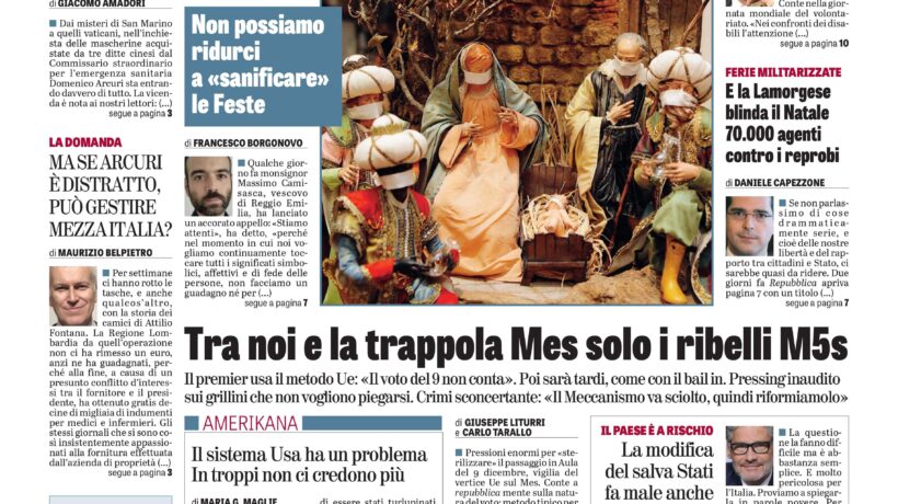 Oggi in edicola