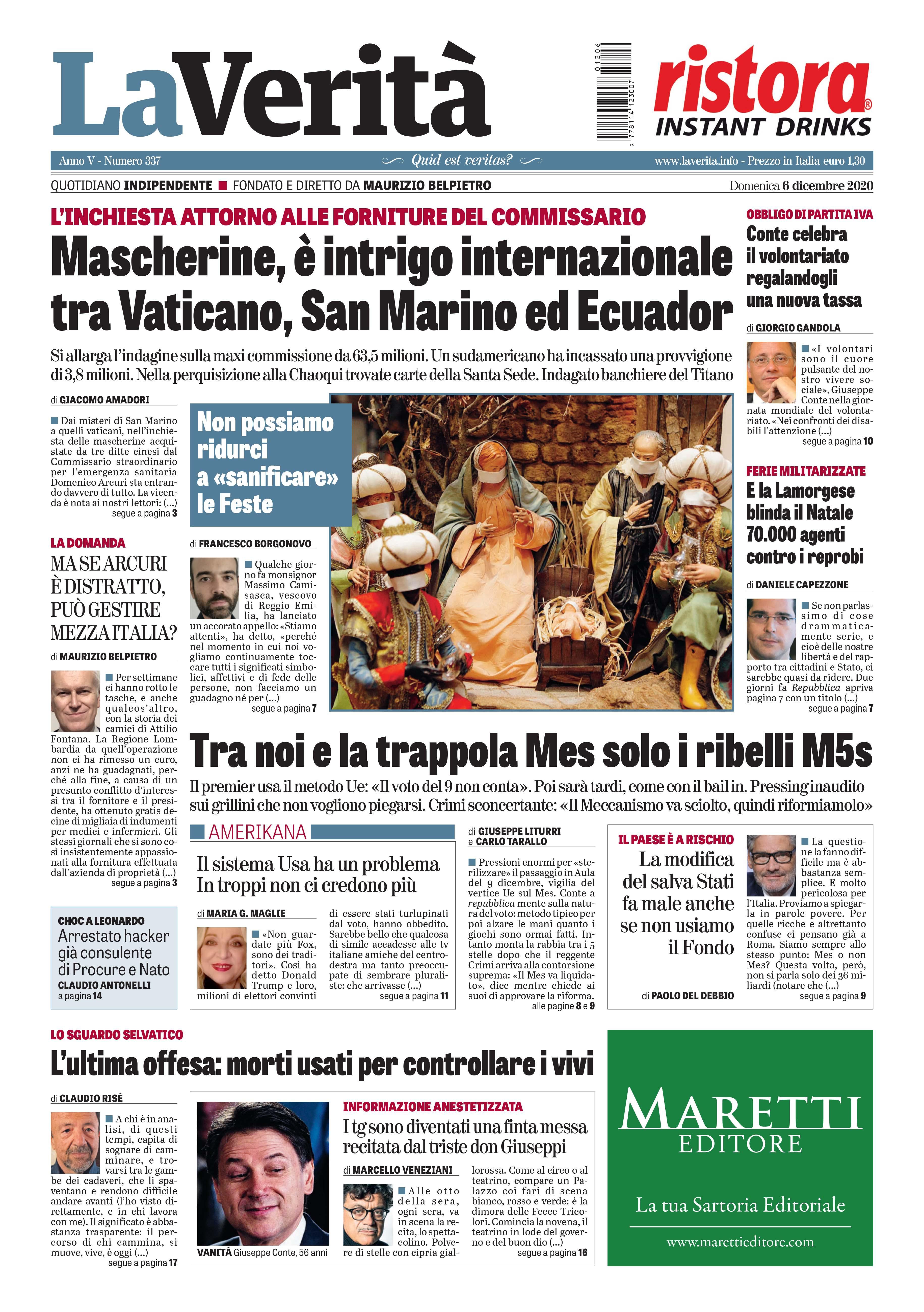 Oggi in edicola