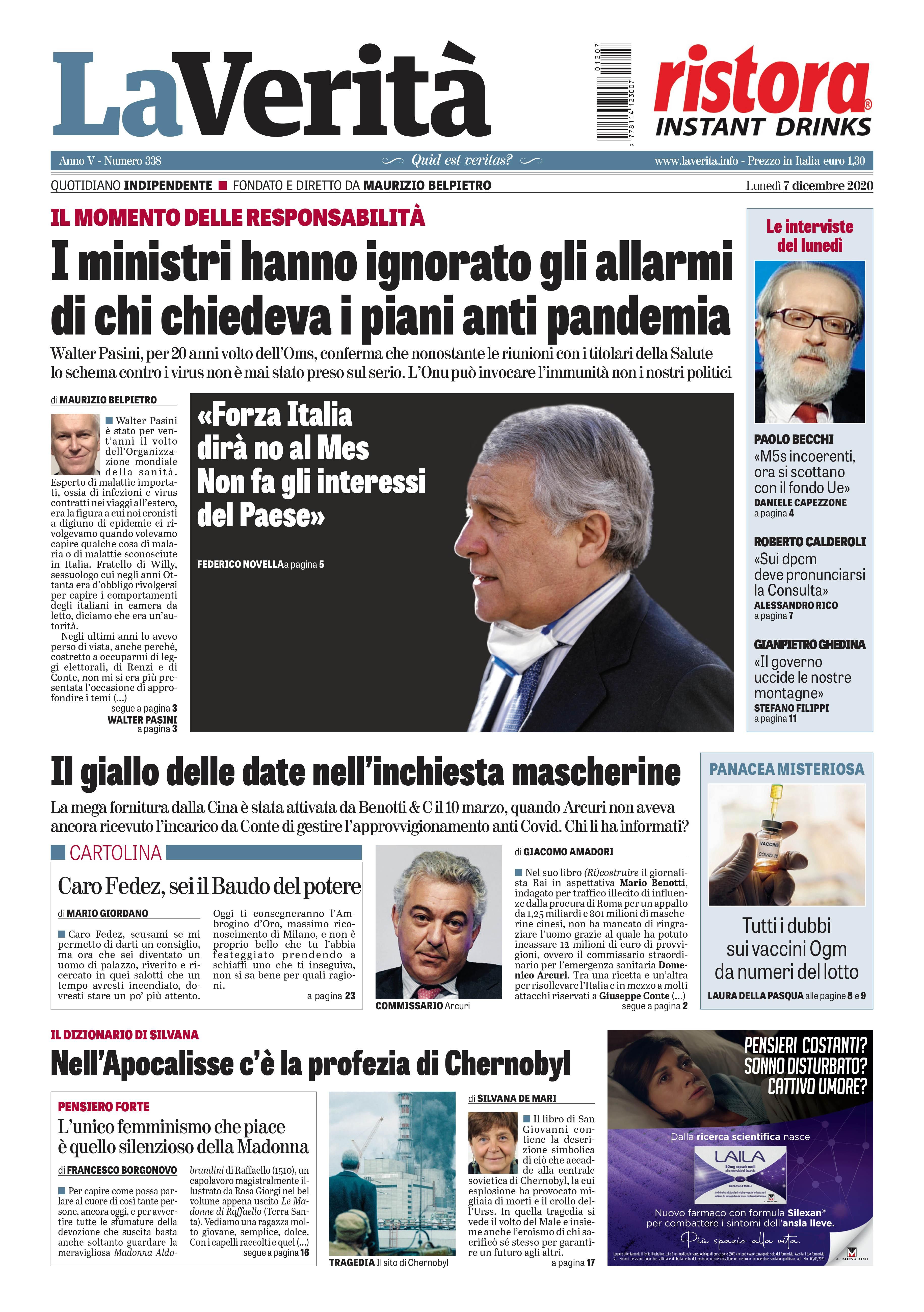 Oggi in edicola