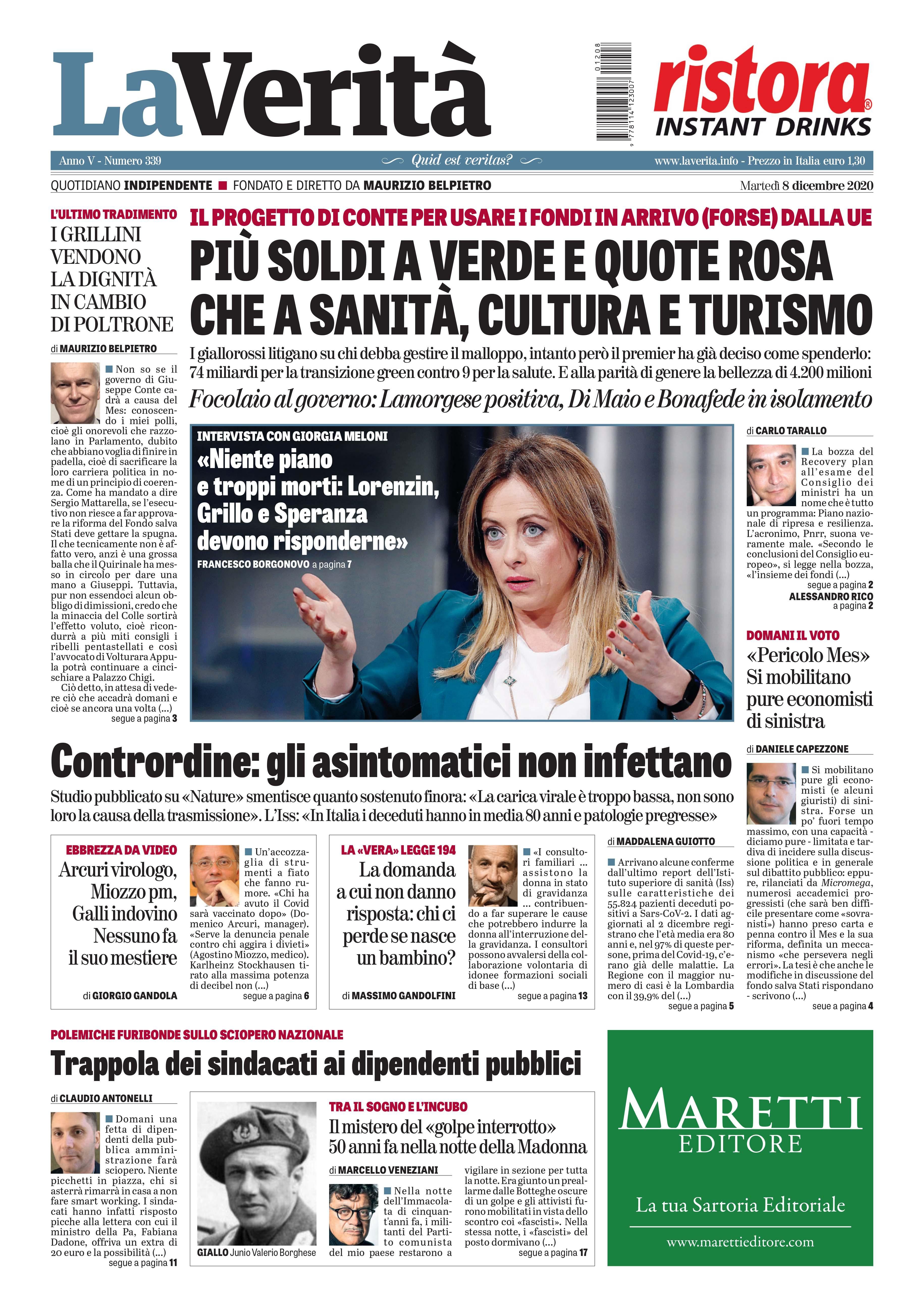 Oggi in edicola