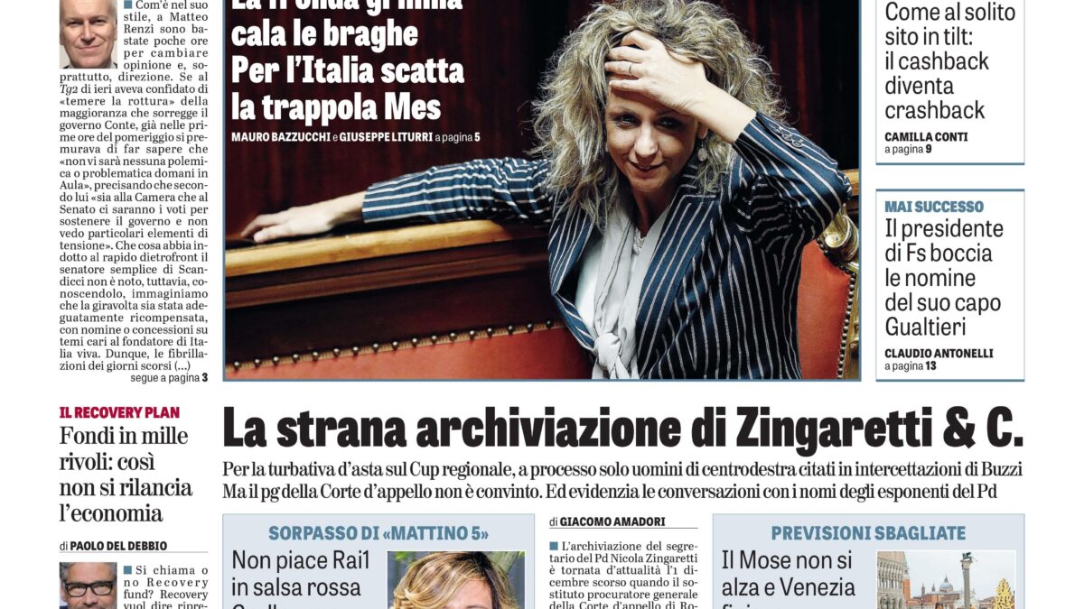 Oggi in edicola