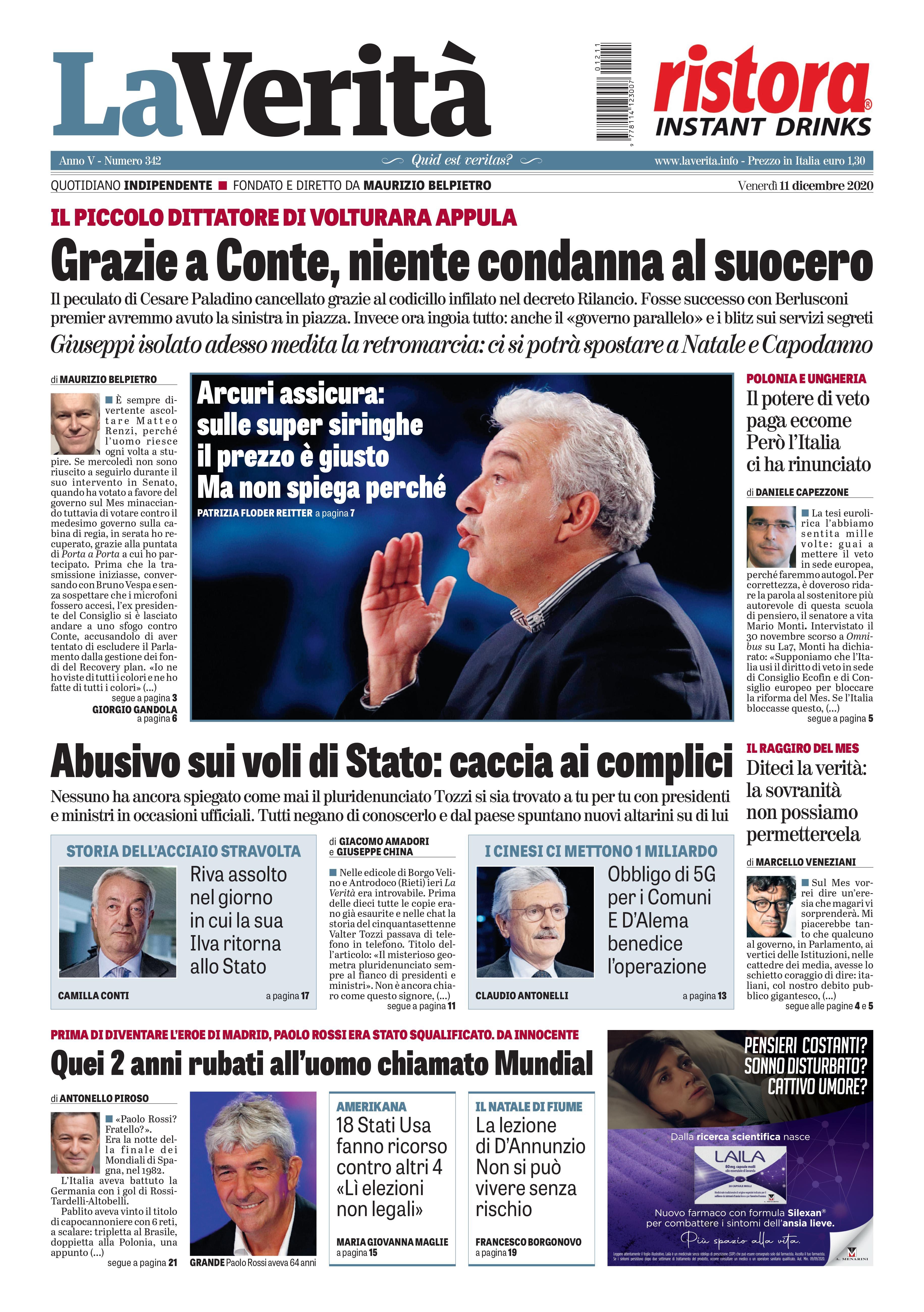Oggi in edicola