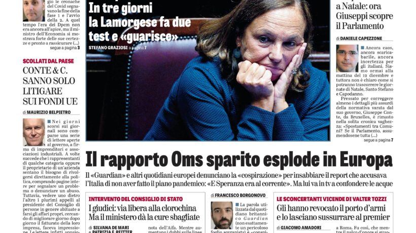 Oggi in edicola