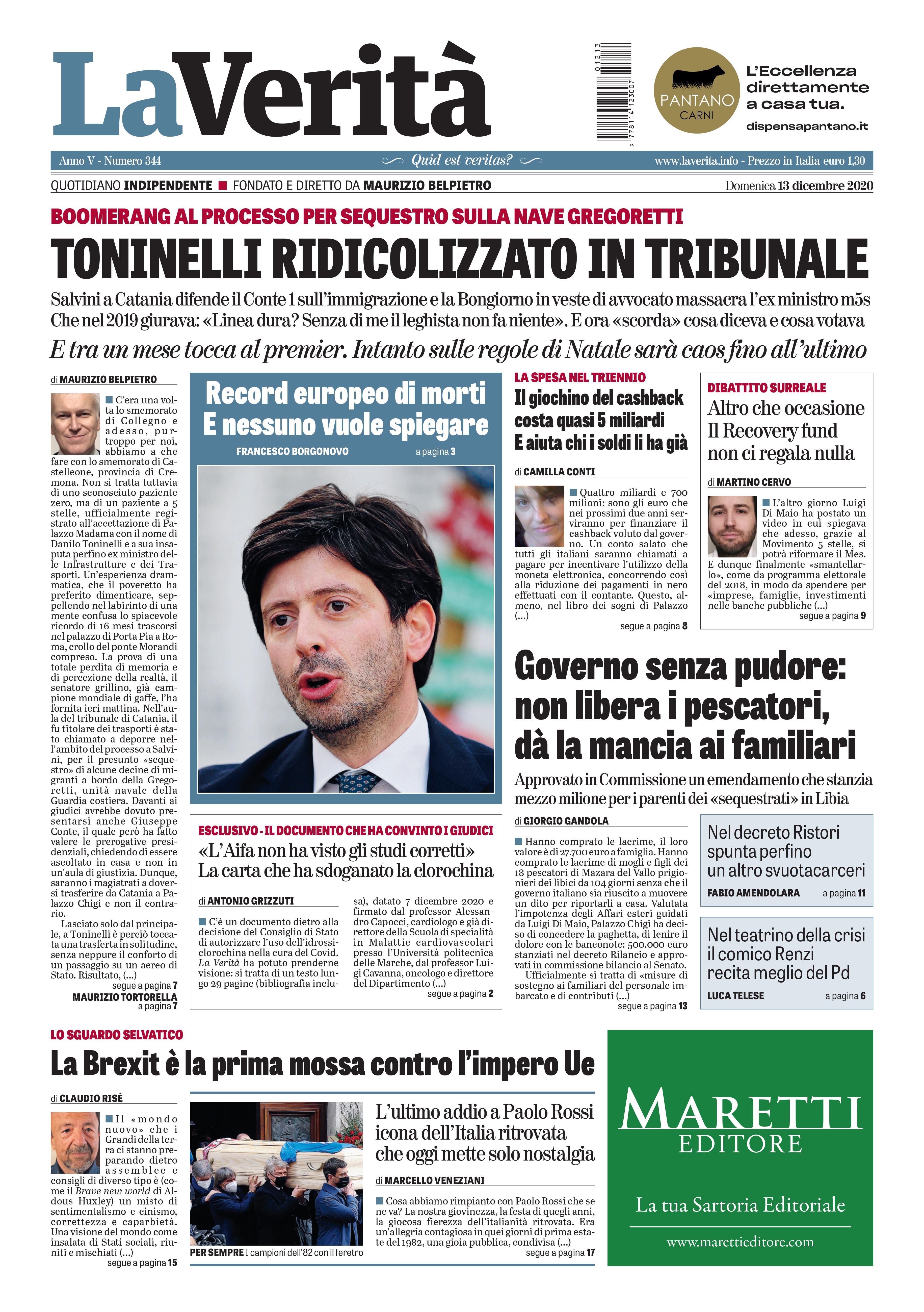 Oggi in edicola