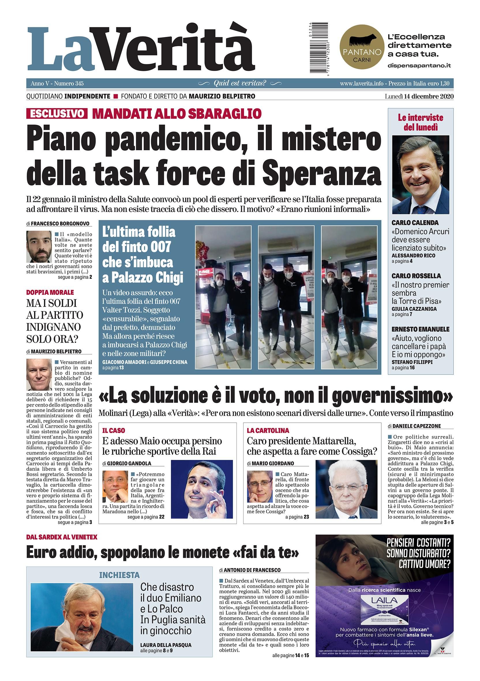 Oggi in edicola