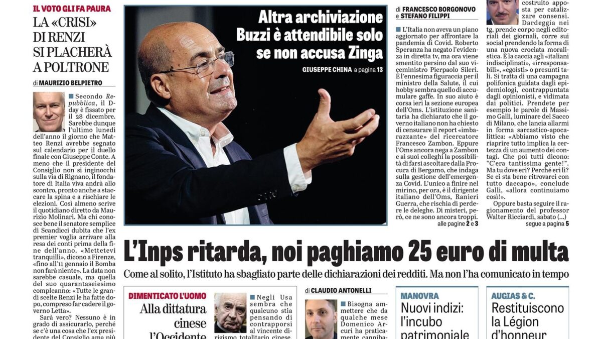 Oggi in edicola