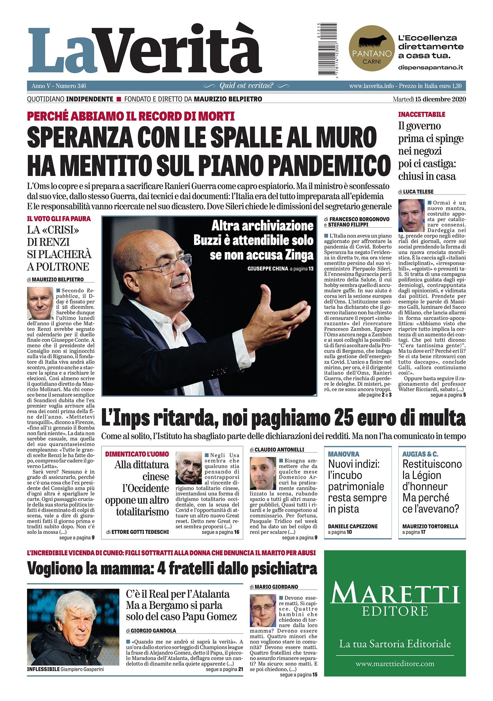 Oggi in edicola