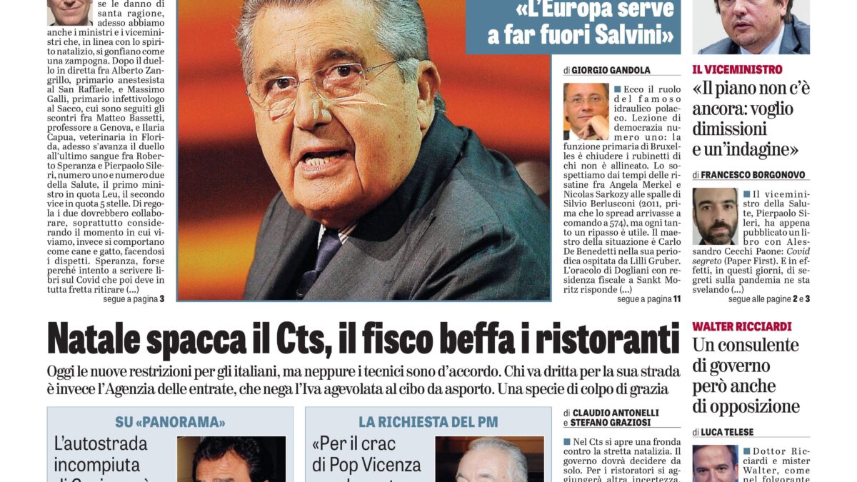 Oggi in edicola