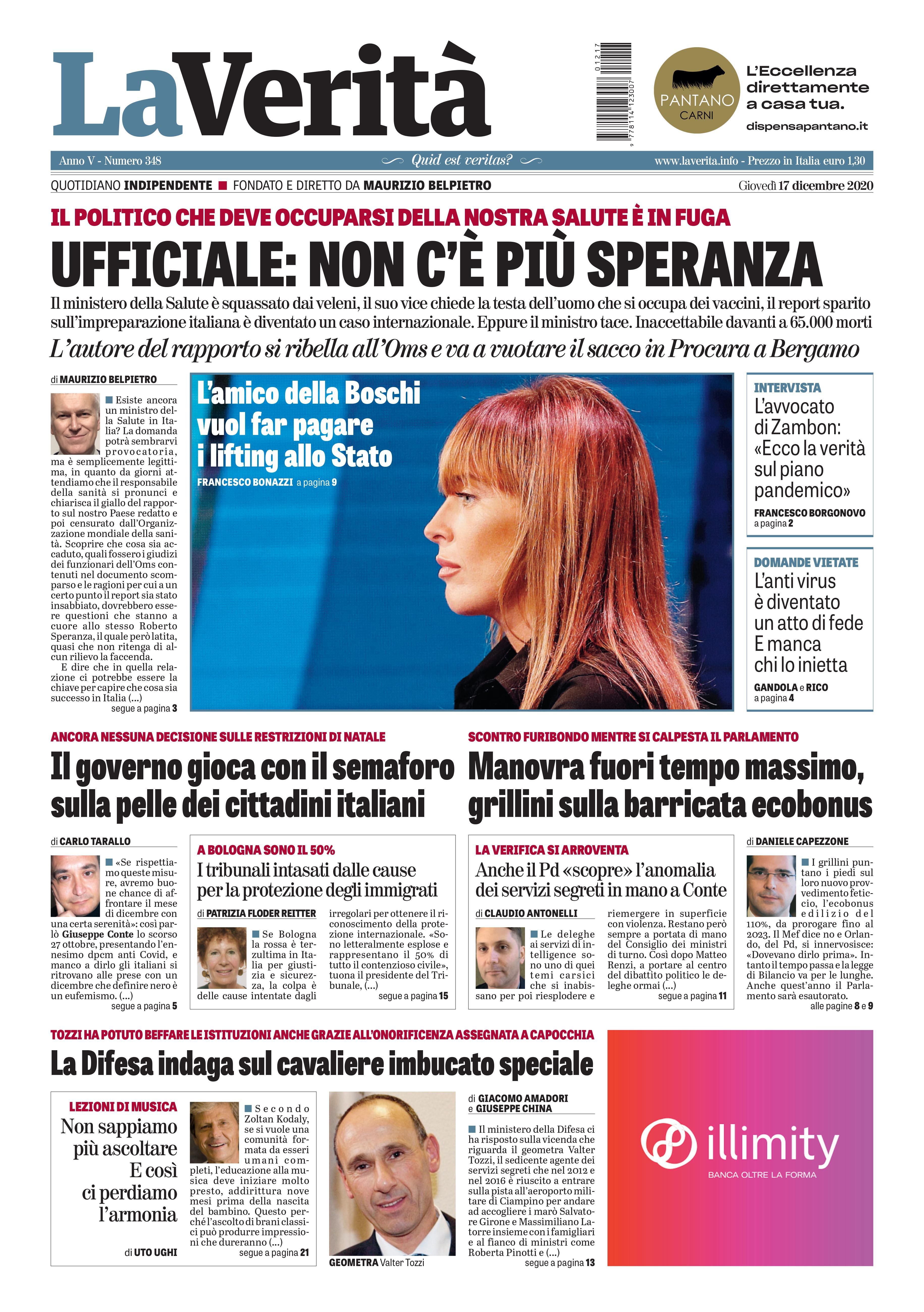 Oggi in edicola