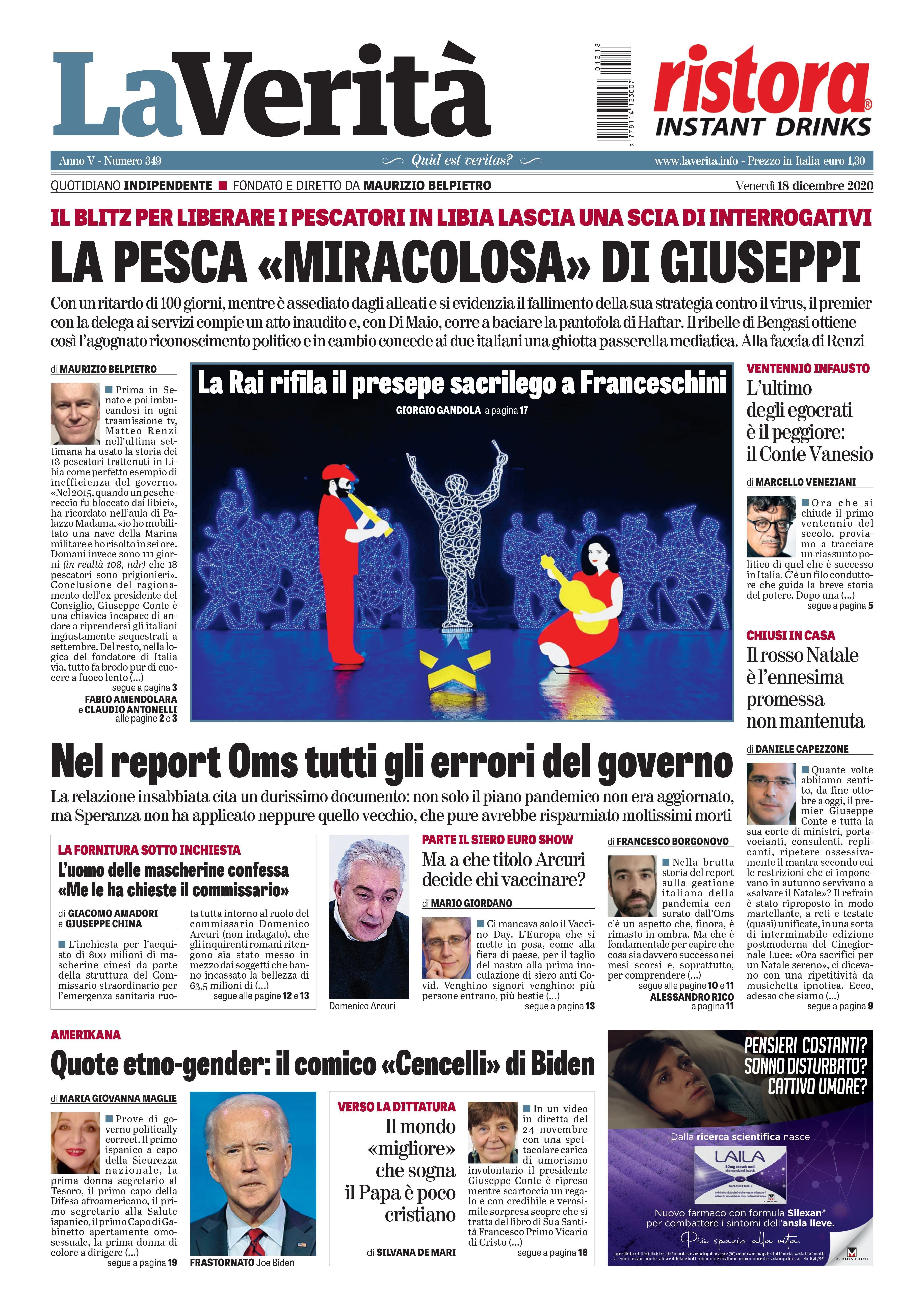 Oggi in edicola
