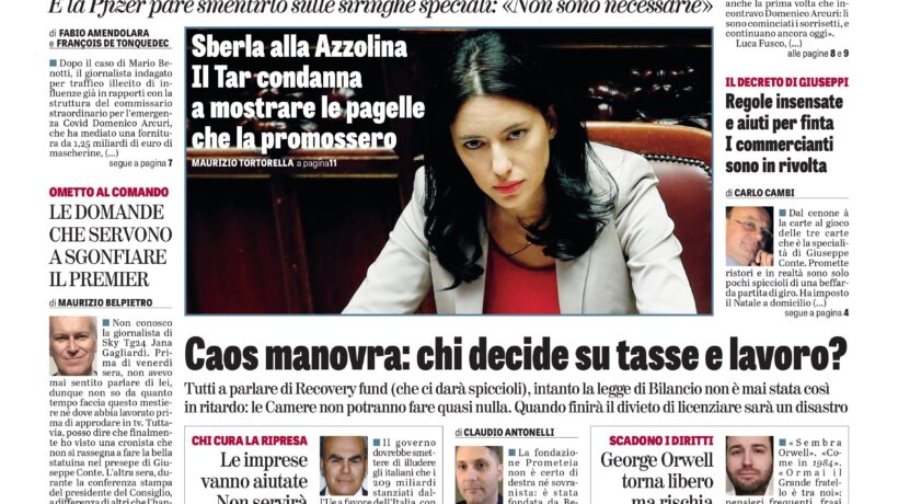 Oggi in edicola