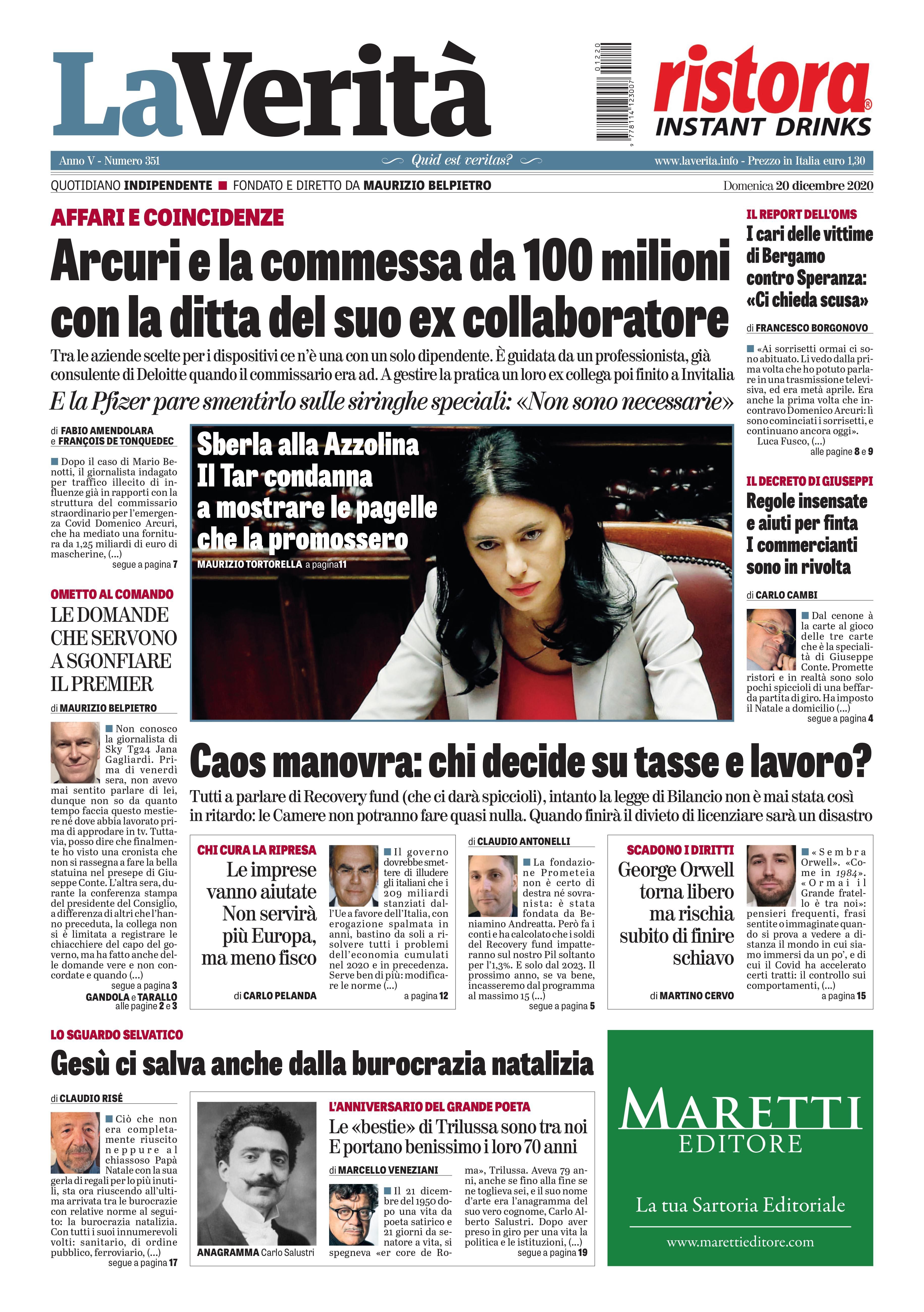 Oggi in edicola
