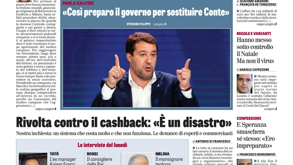 Oggi in edicola