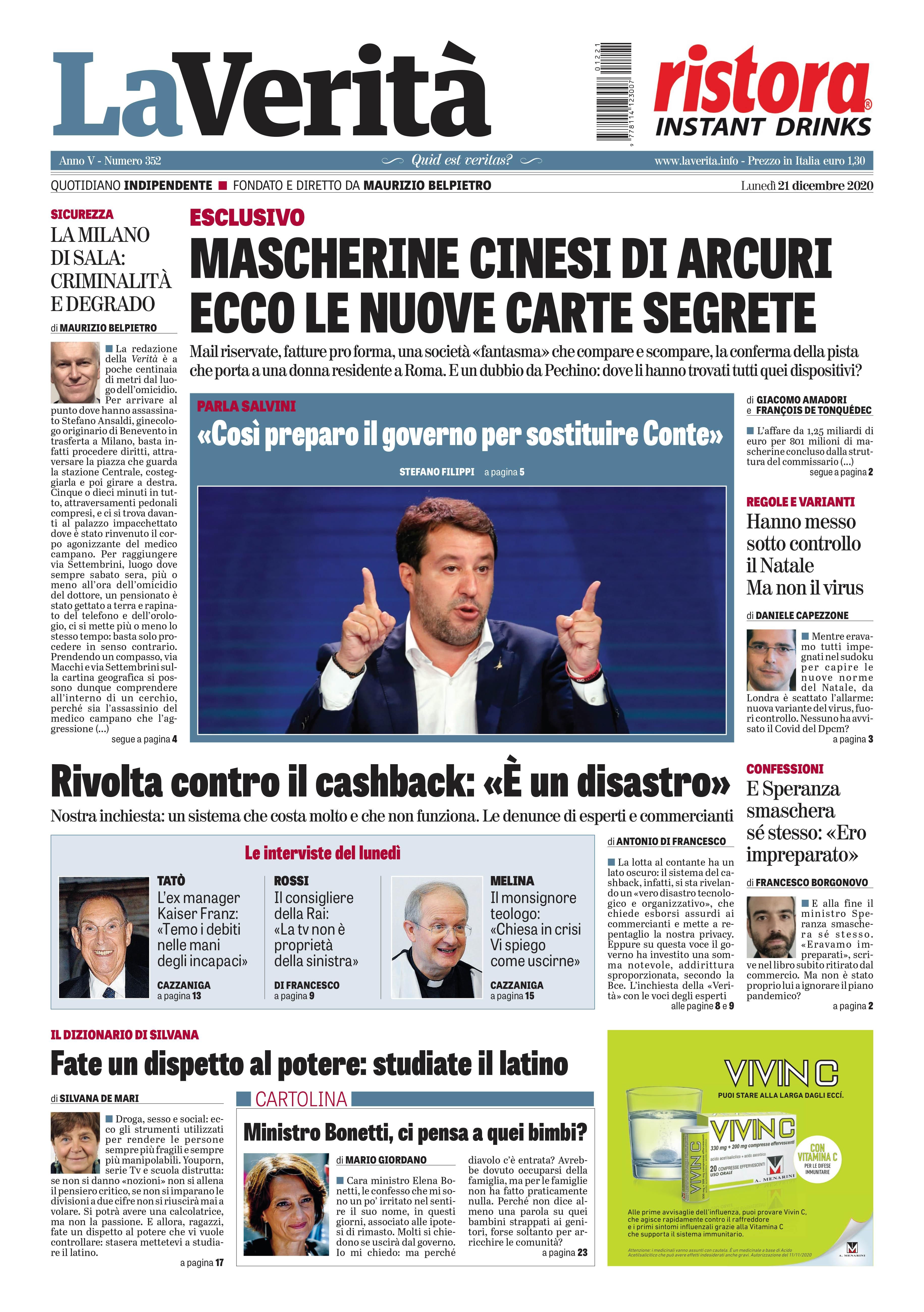 Oggi in edicola