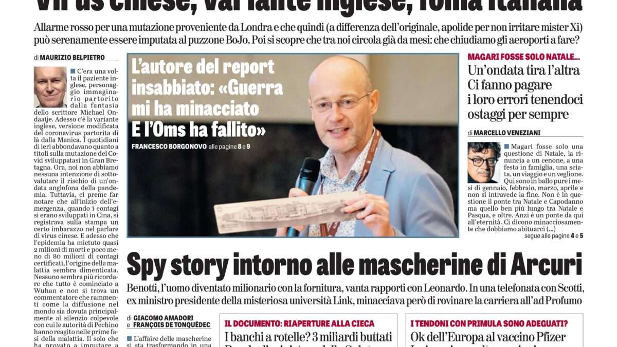 Oggi in edicola