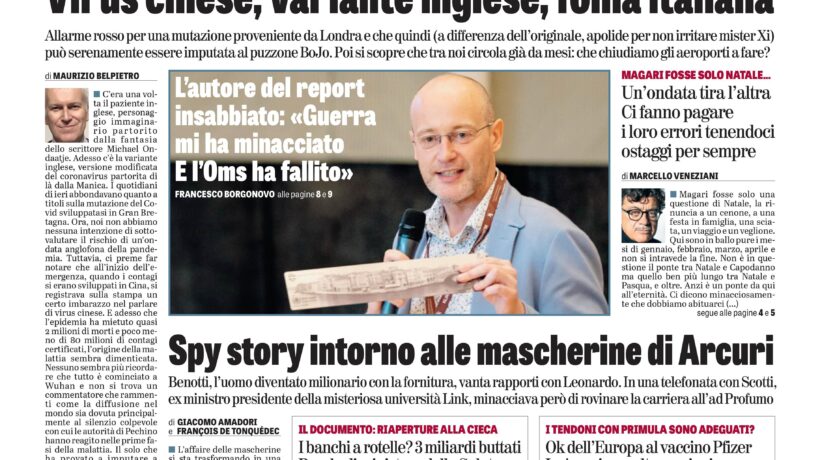 Oggi in edicola