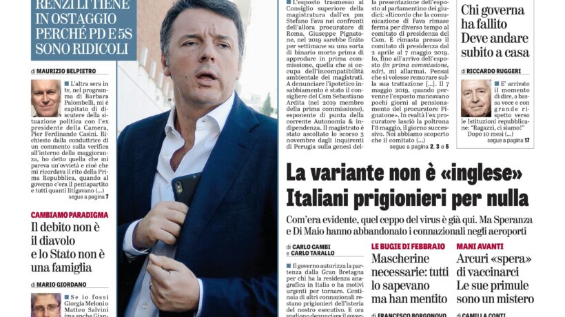 Oggi in edicola