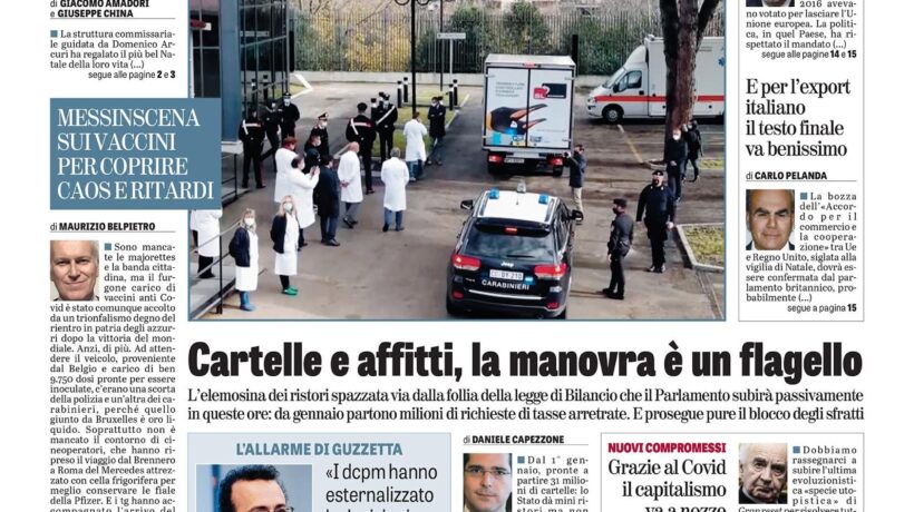 Oggi in edicola