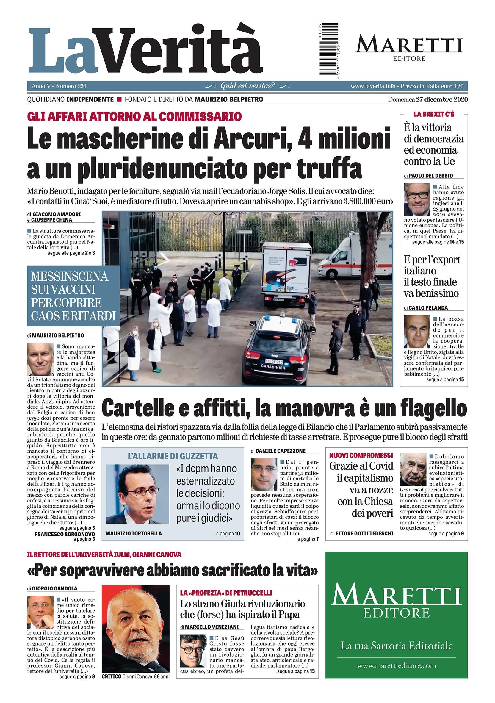Oggi in edicola