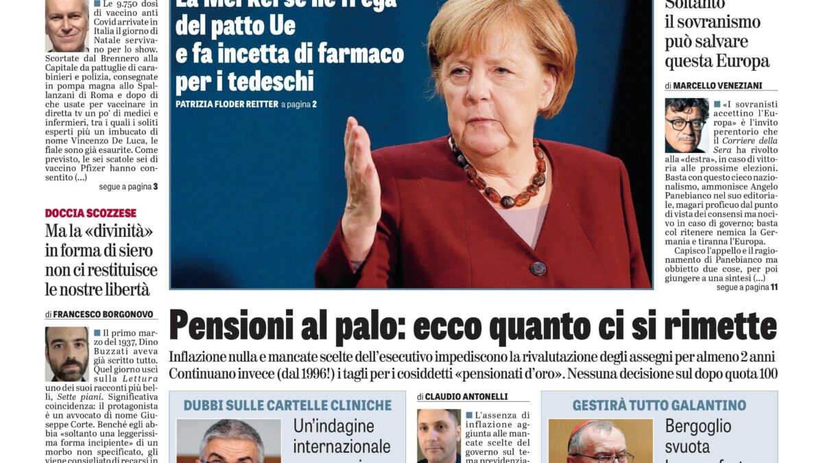 Oggi in edicola