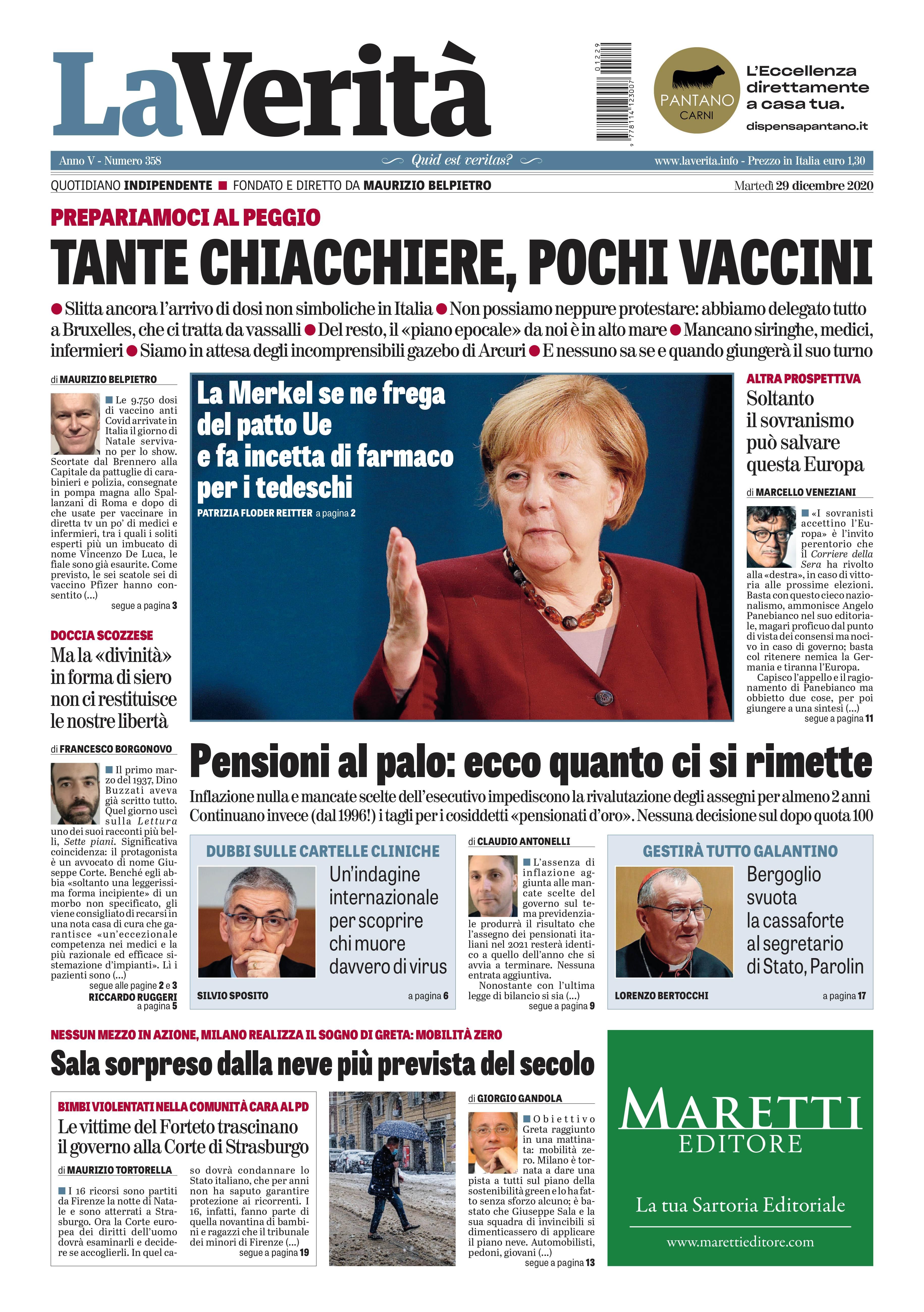 Oggi in edicola