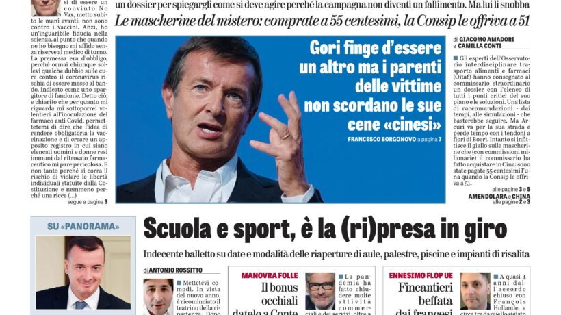 Oggi in edicola