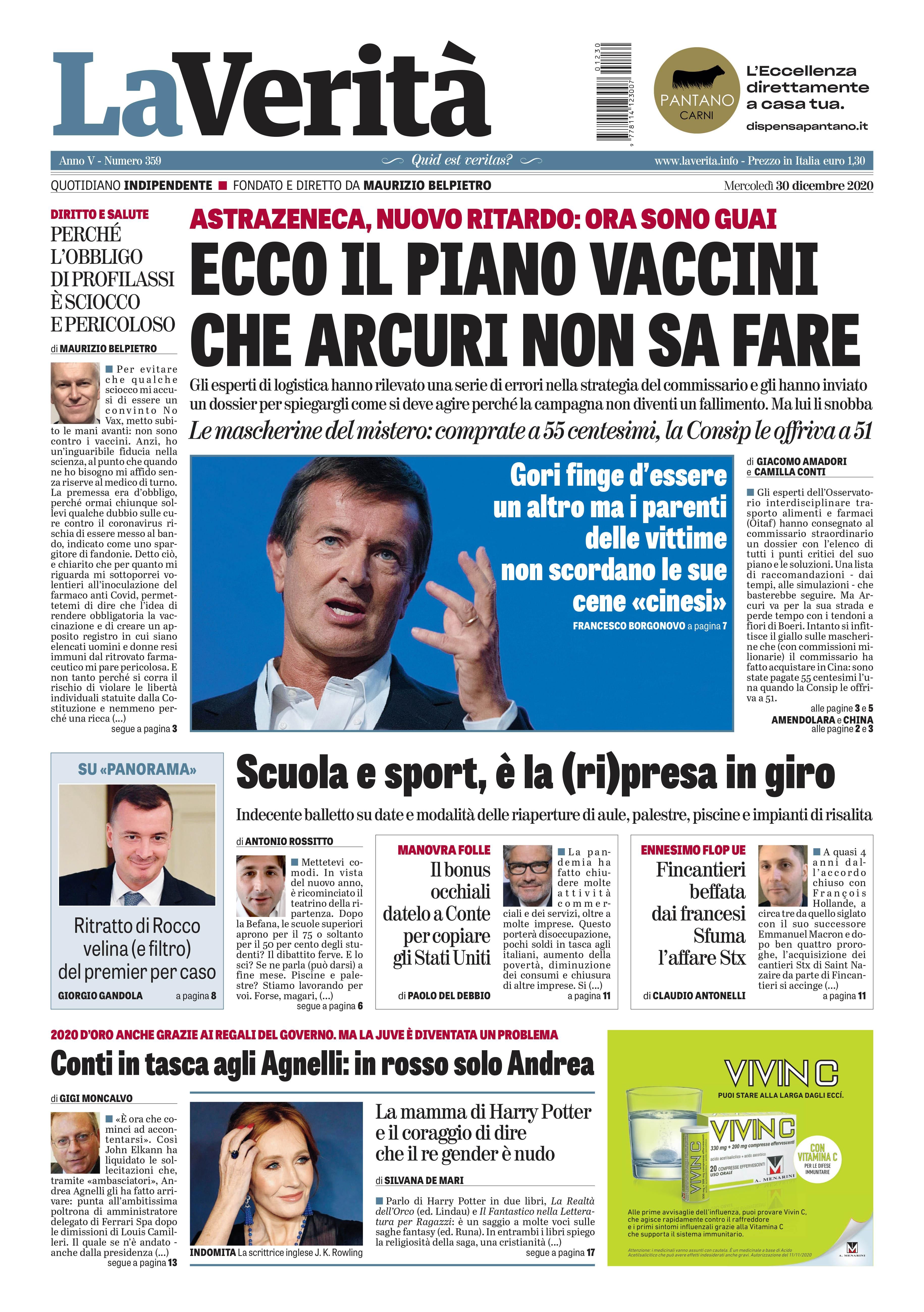 Oggi in edicola