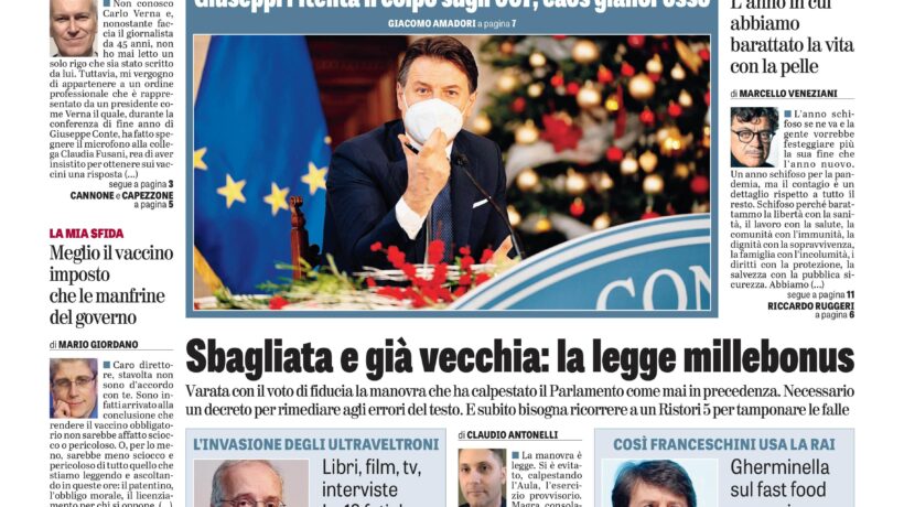 Oggi in edicola