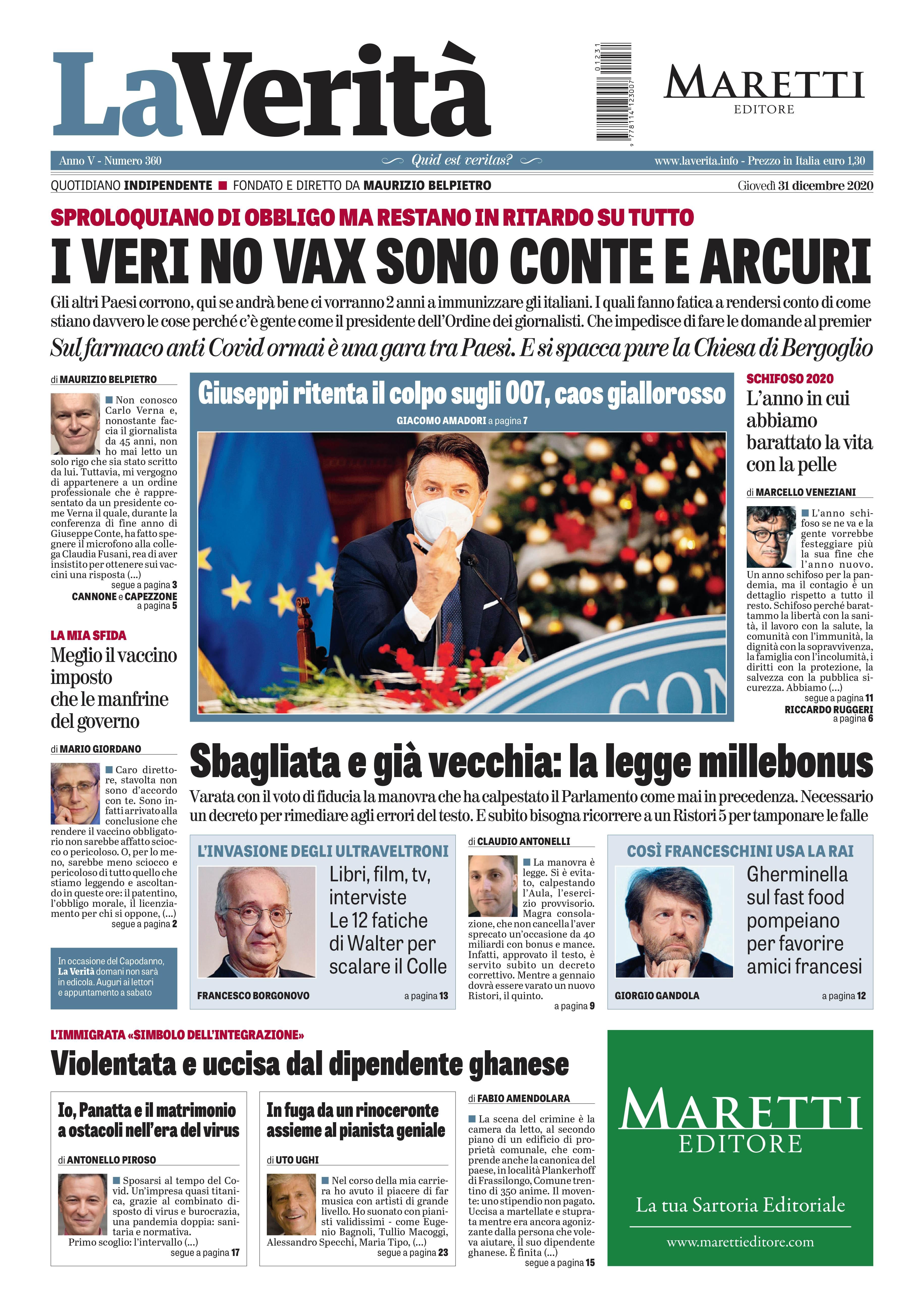 Oggi in edicola