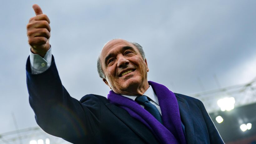 Il presidente della Fiorentina, Rocco Commisso (Ansa)