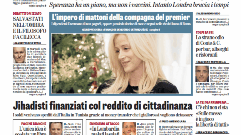 Oggi in edicola